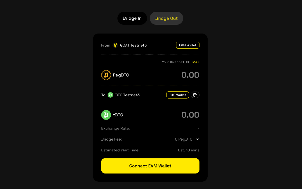 BitVM2 bridge-out screen