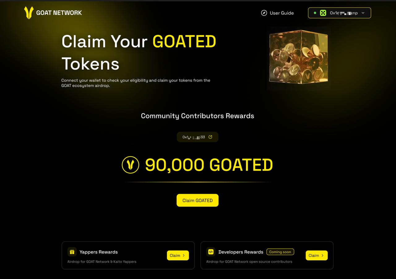 Claim button